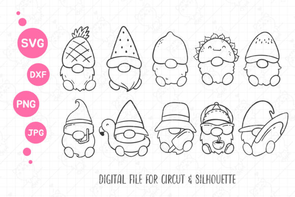 Download Gnome Summer SVG | Cute Gnome Holiday - Cute gnome Collection