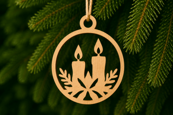 Download Christmas Ornament SVG, Laser Cut Design - Design Collection
