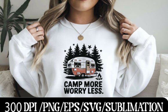 Download Vintage Camper Campfire Forest Shirt - Forest Collection