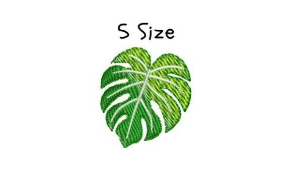 Download Monstera Embroidery Design - Design Collection
