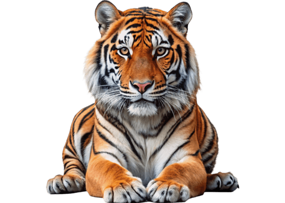 Download Tiger is Shown Clipart PNG Design - Design Collection