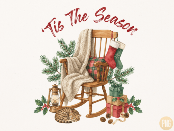 Download Tis the Season Cozy Christmas Rocking Ch - Season Collection