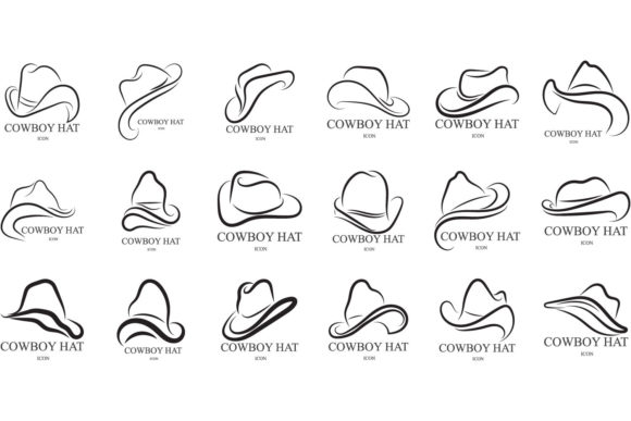 Download Cowboy Hat Logo Icon Vector Design - Design Collection