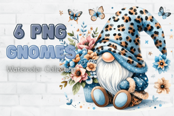 Download Blue Leopard Gnome Clipart, Cute Gnome - Cute gnome Collection